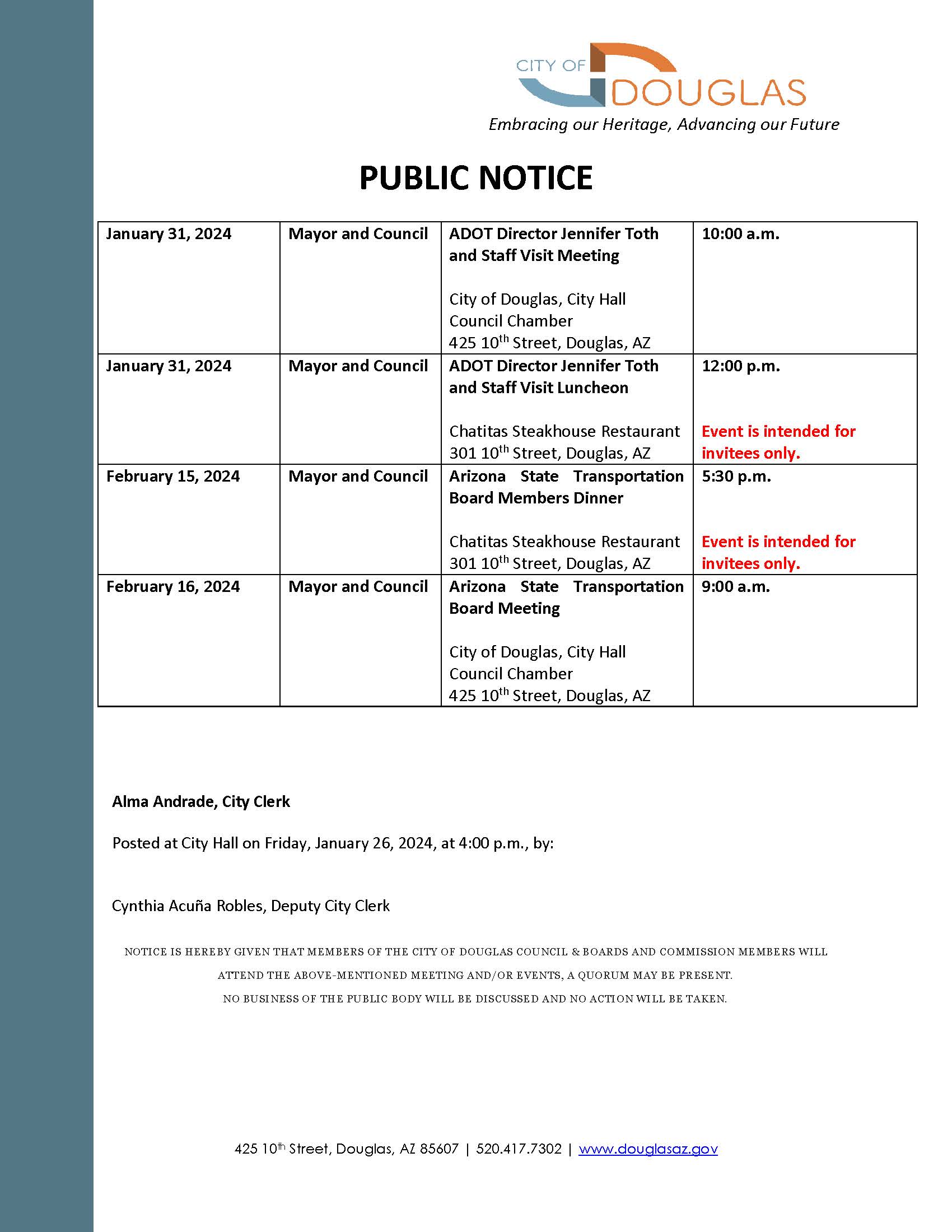 Council Events Public Notice 012624