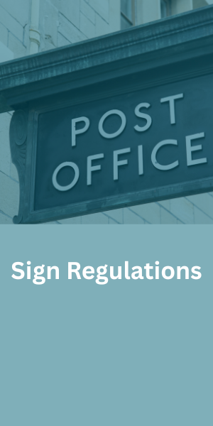 Sign regulations
