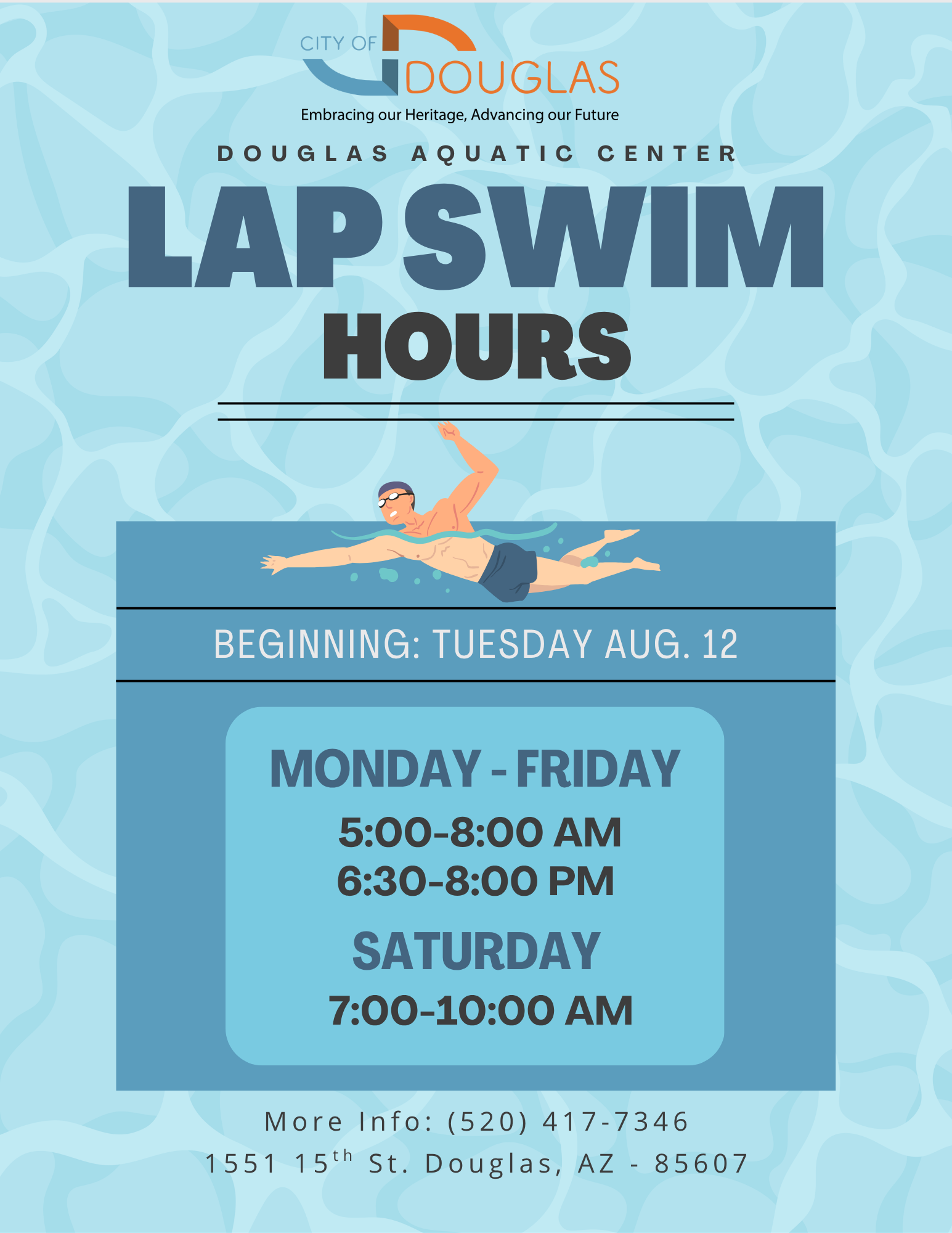 Lap Swim Fall Hours
